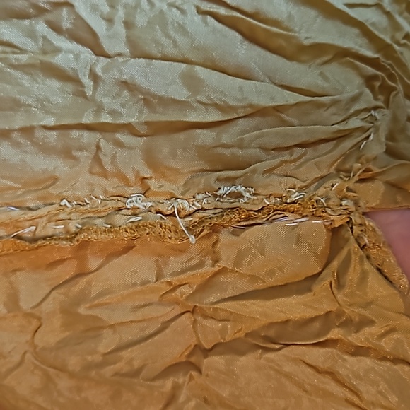 Vintage mustard yellow dress with Peter pan collar - Picture 8 of 8